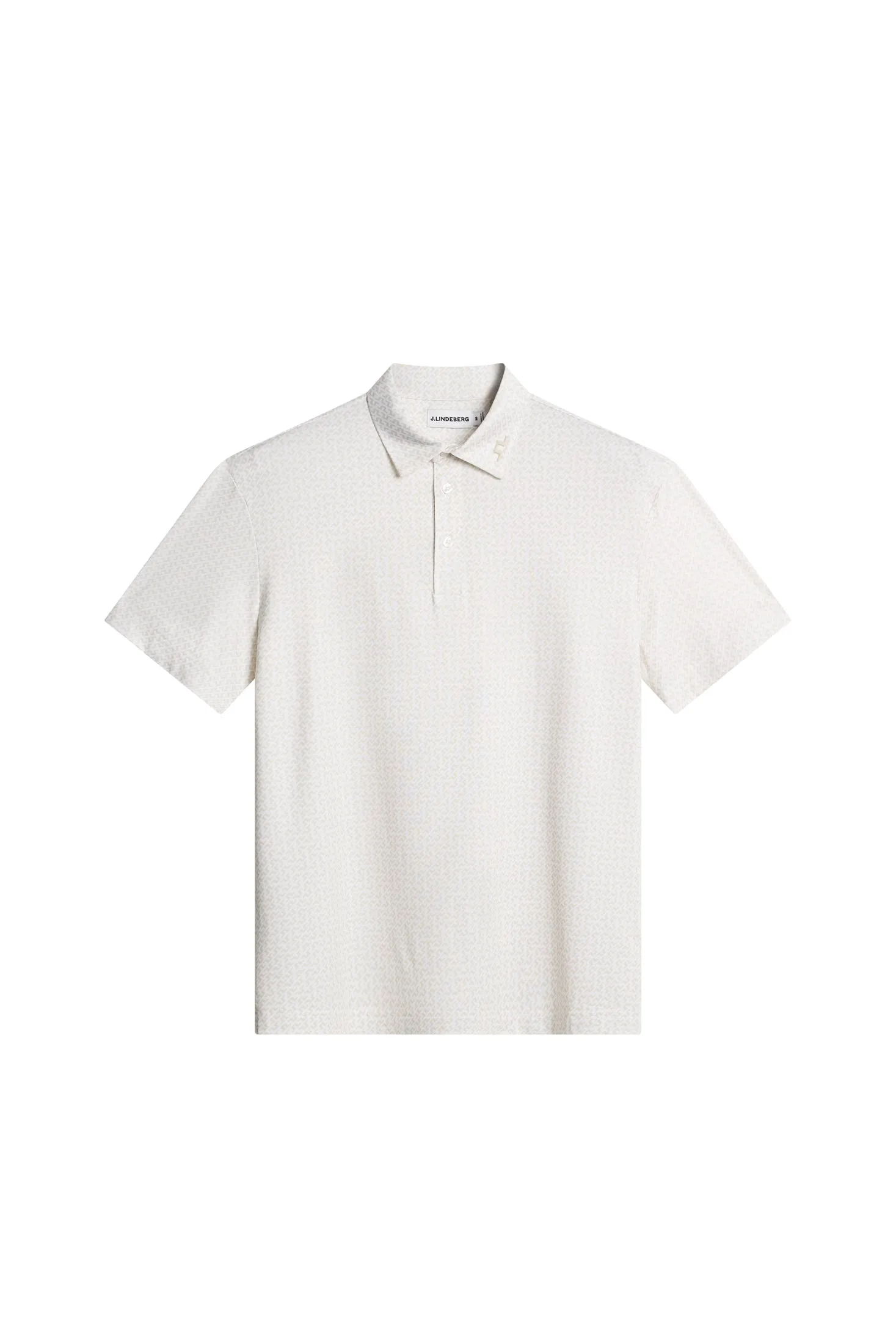 Bala Print Polo / Bias Bridge White Moonbeam S sold by J. Lindeberg