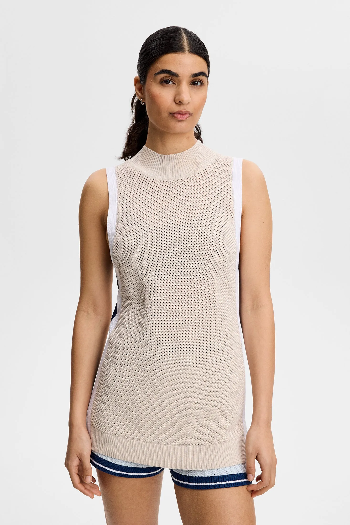 Honeycomb Top / Moonbeam sold by J. Lindeberg product image thumbnail 3