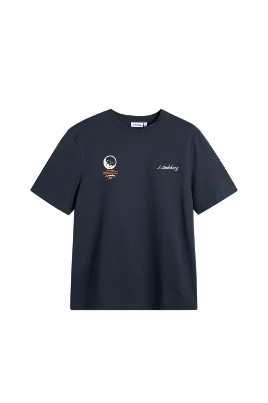 Parcie Graphic Tee / JL Navy made by J. Lindeberg