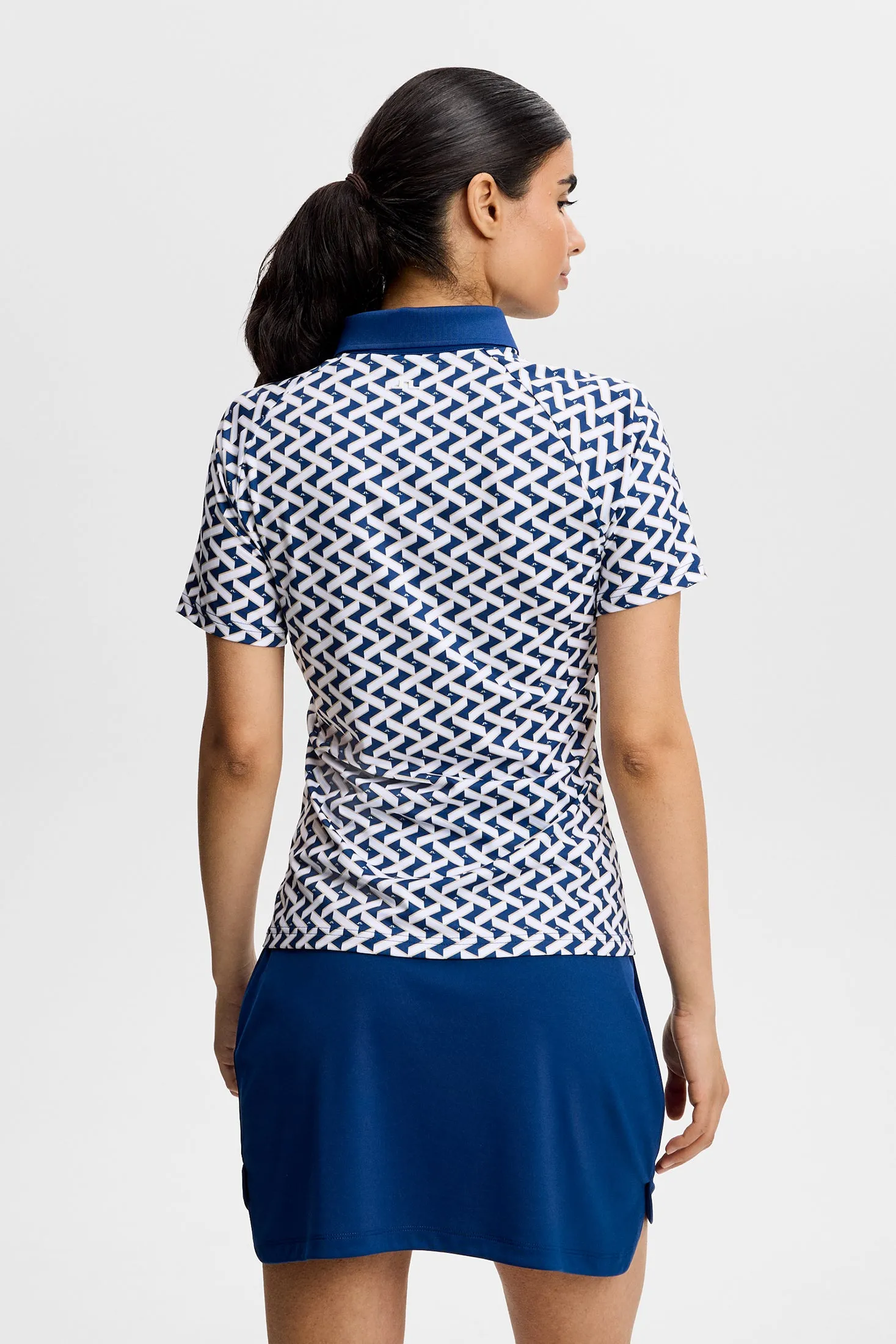 Chiara Polo / Ladder Estate White S sold by J. Lindeberg product image thumbnail 4