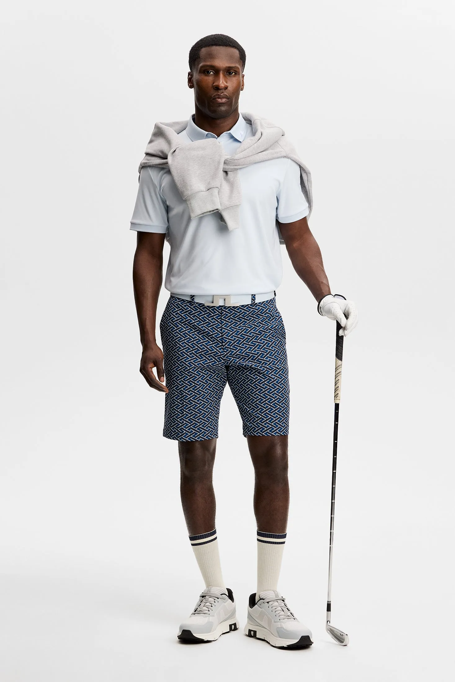 Vent Print Shorts / Ladder Estate Navy S sold by J. Lindeberg product image thumbnail 4