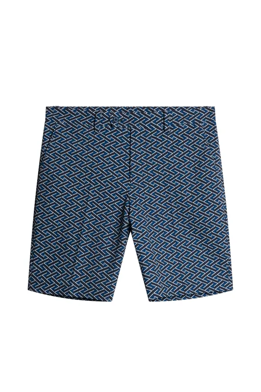 Vent Print Shorts / Ladder Estate Navy S made by J. Lindeberg