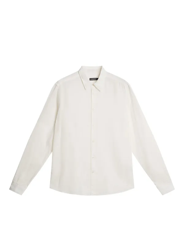 Slim LS Comfort Tencel Shirt / Cloud White made by J. Lindeberg
