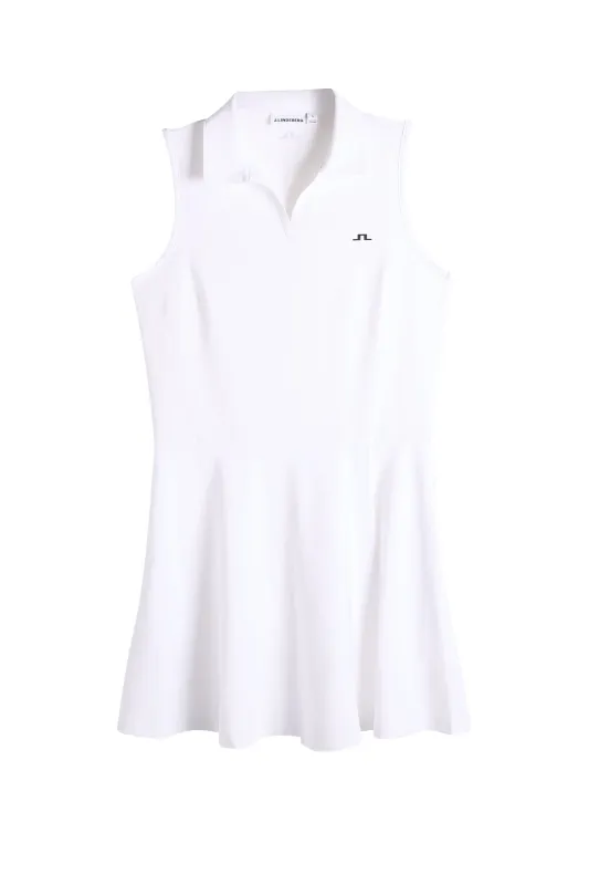 Dana Dress / White made by J. Lindeberg