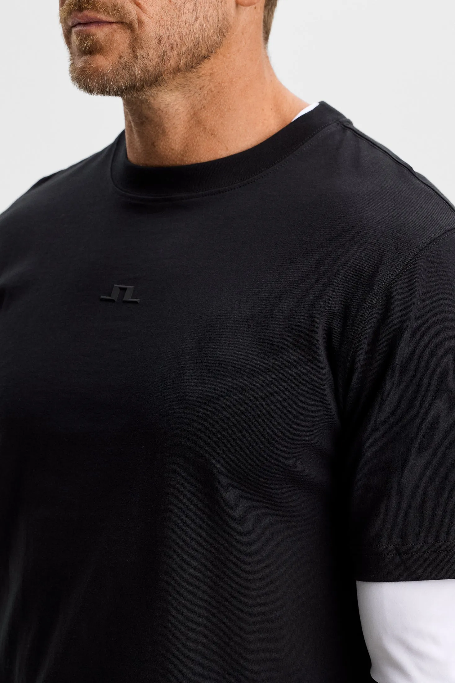 Parcie Logo Tee / Black sold by J. Lindeberg product image thumbnail 5