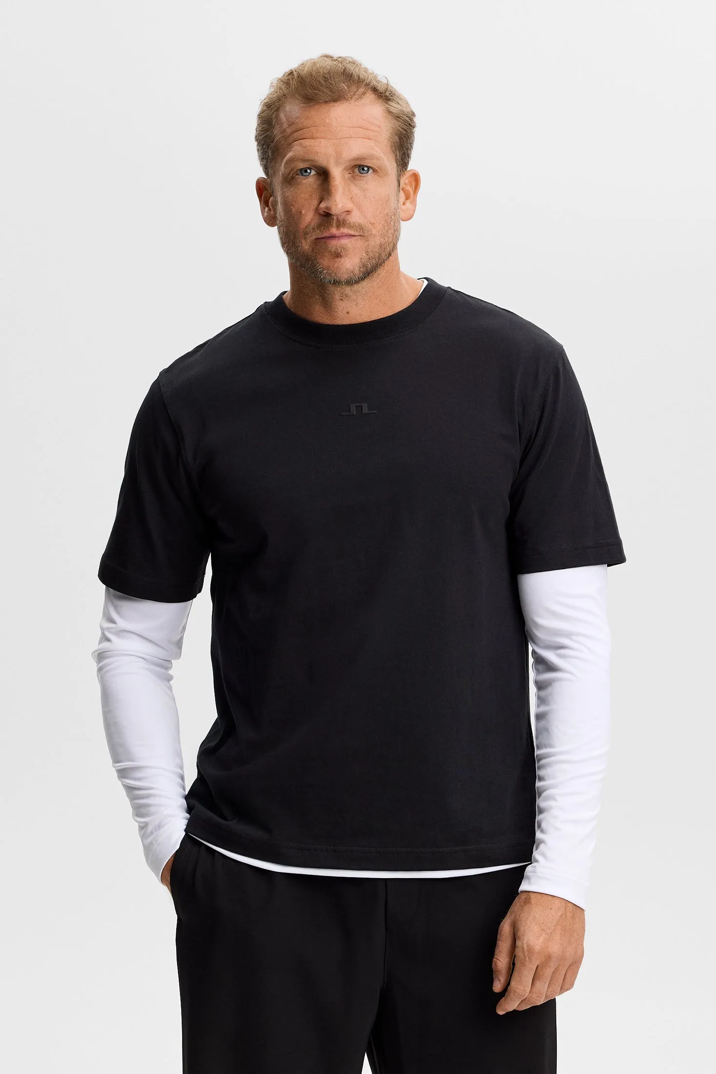 Parcie Logo Tee / Black sold by J. Lindeberg product image thumbnail 2