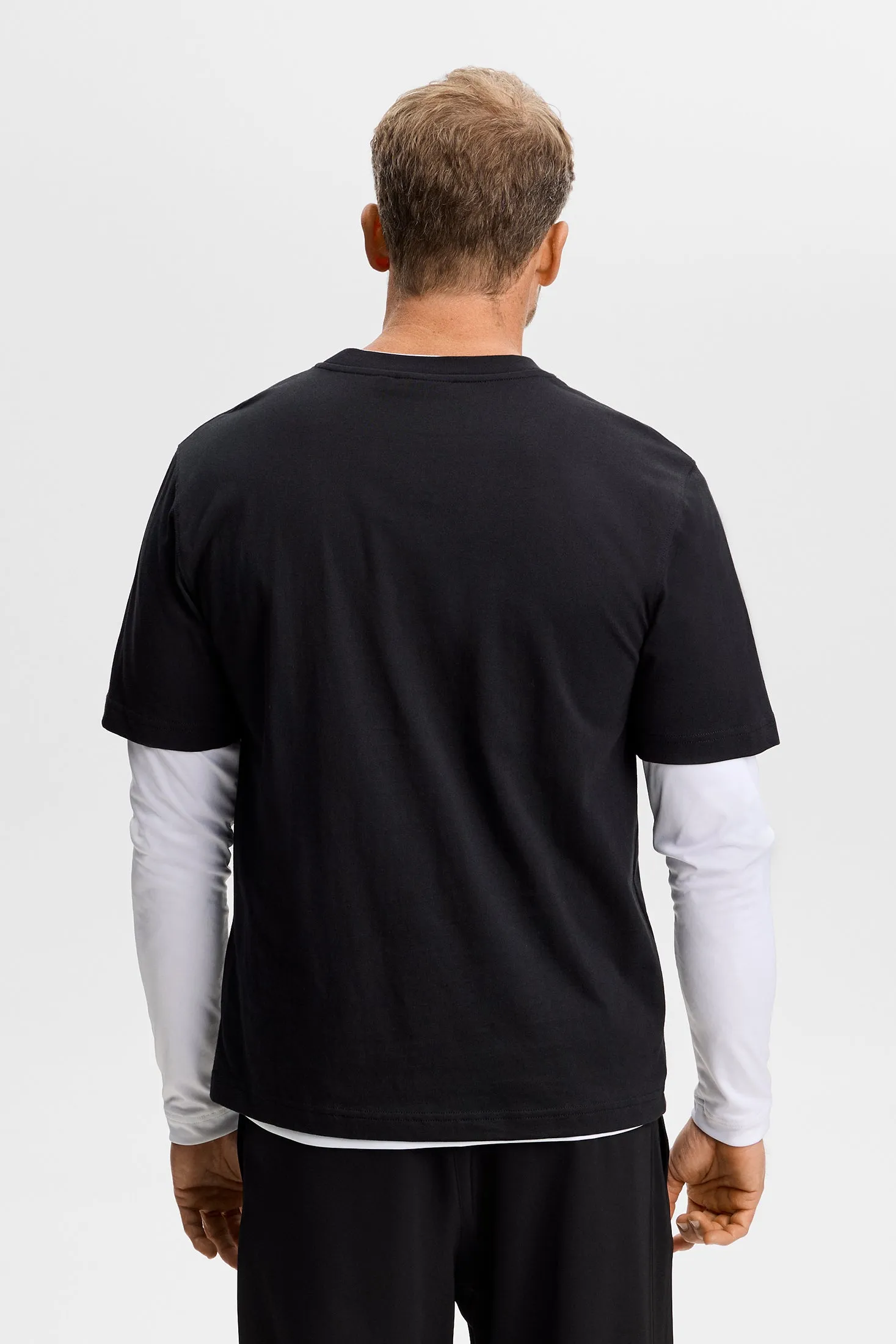 Parcie Logo Tee / Black sold by J. Lindeberg product image thumbnail 3