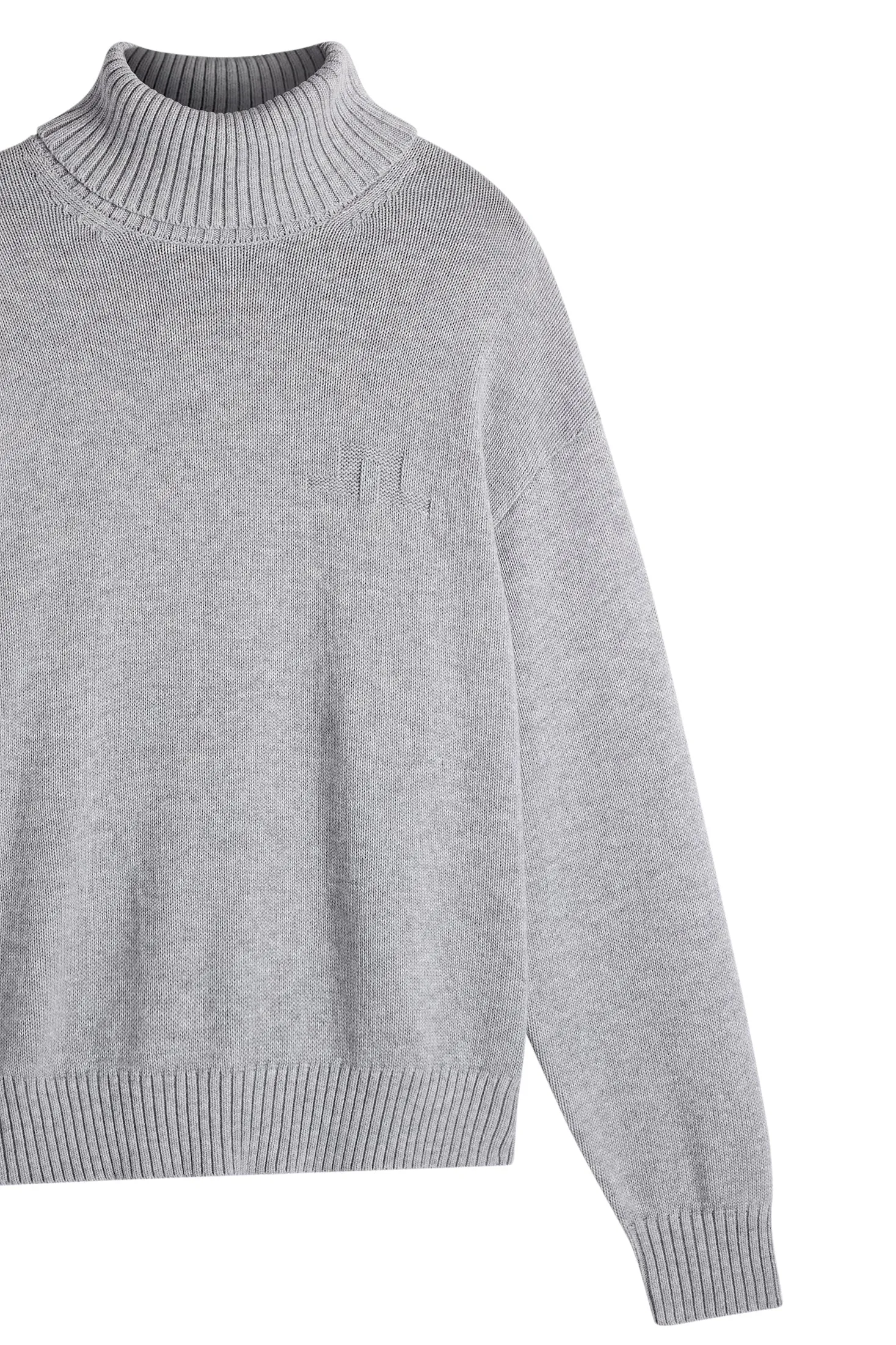 Eddy Knitted Turtleneck / Light Grey Melange sold by J. Lindeberg product image thumbnail 2