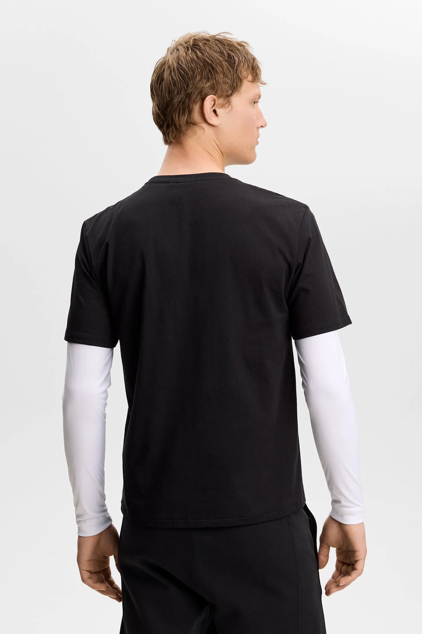 Alpha Graphic T-shirt / Black sold by J. Lindeberg product image thumbnail 3