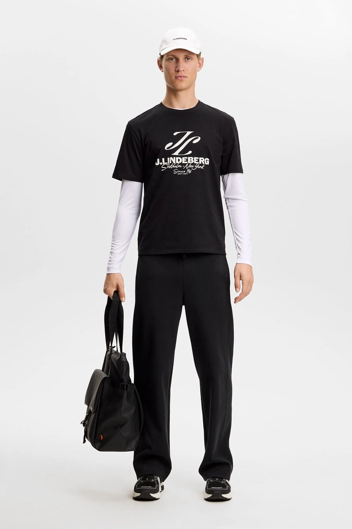 Alpha Graphic T-shirt / Black sold by J. Lindeberg product image thumbnail 4