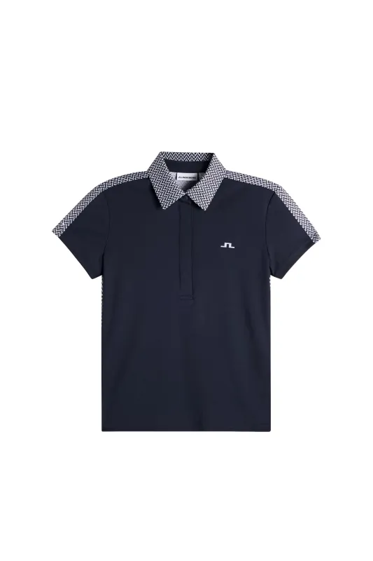 Cara Polo Print / JL Navy made by J. Lindeberg