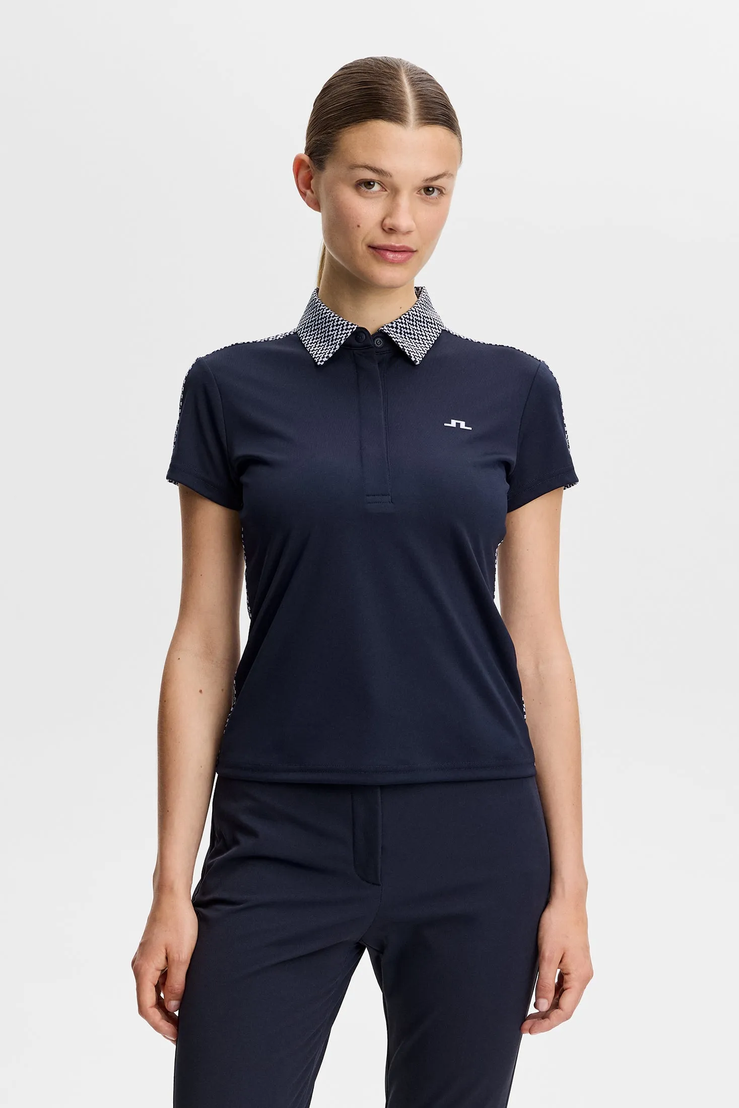 Cara Polo Print / JL Navy sold by J. Lindeberg product image thumbnail 3