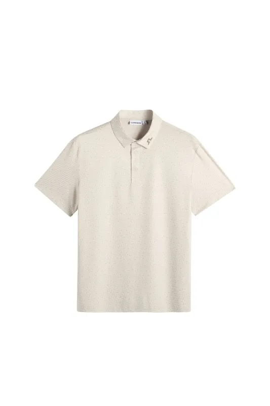 Tod Print Polo / Bias Bridge Micro Moon Brindle made by J. Lindeberg