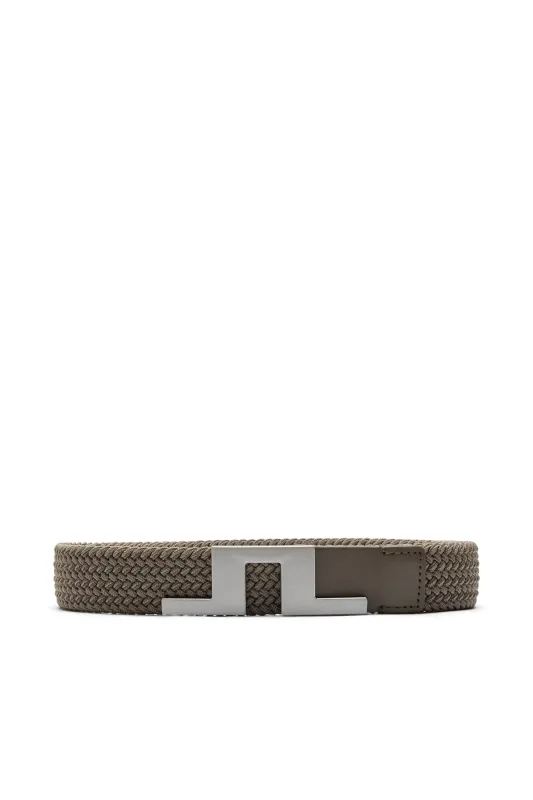 Braided Bridge Belt 35 / Brindle made by J. Lindeberg