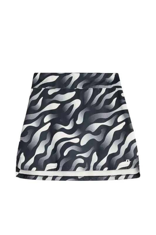 Amy Print Skirt / Bunker Fade Black Moonbeam M made by J. Lindeberg