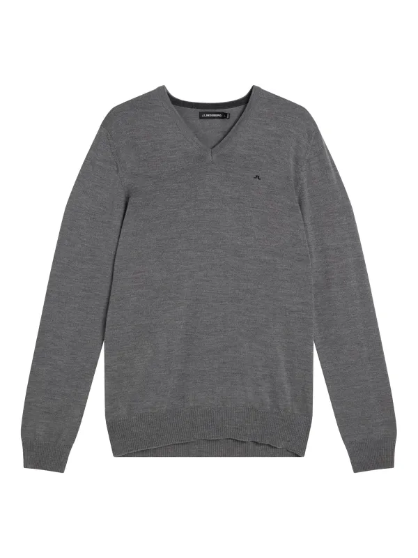 Lymann-True Merino / Grey Melange made by J. Lindeberg