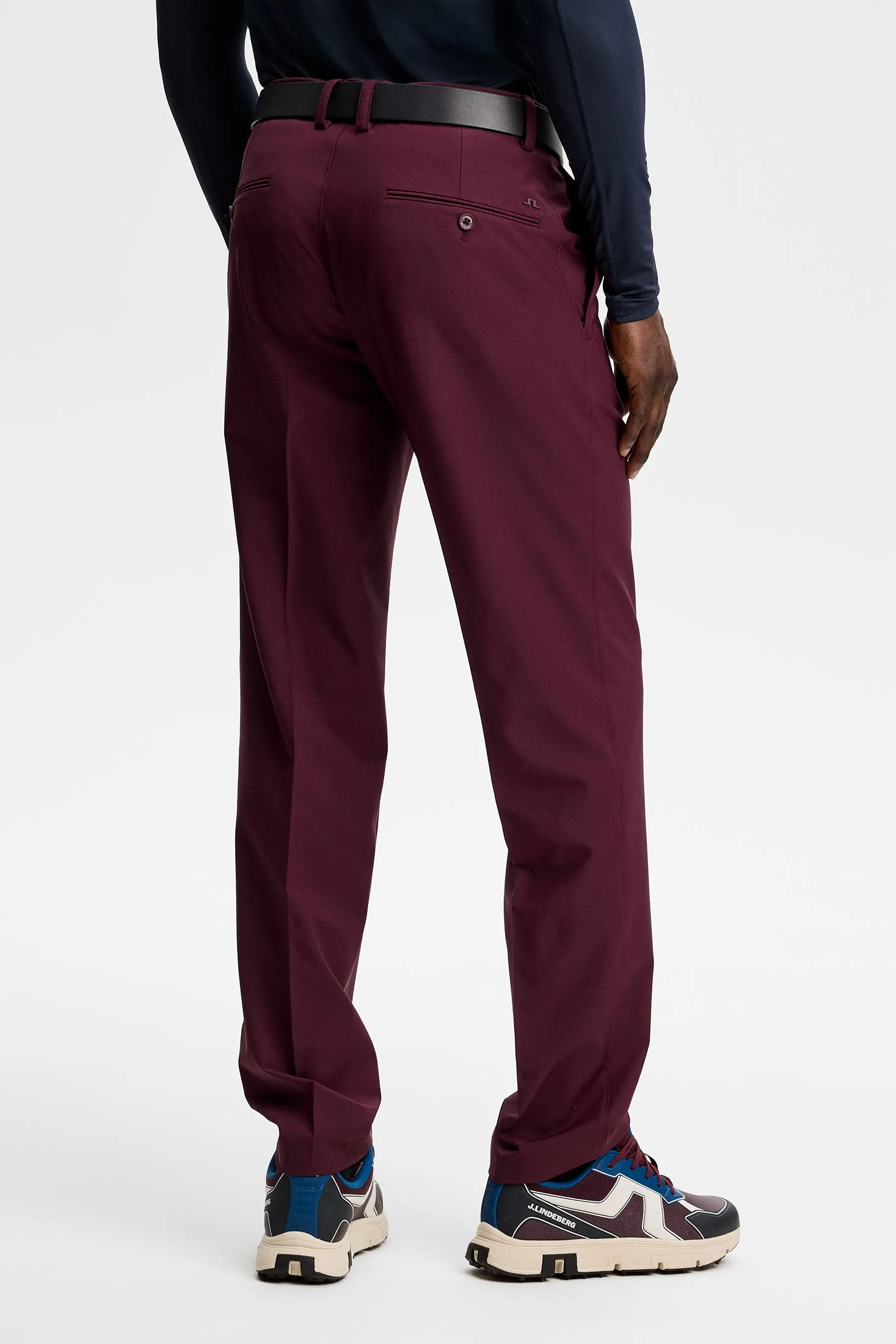 Mitch pant Micro High Stretch / Winetasting sold by J. Lindeberg product image thumbnail 4