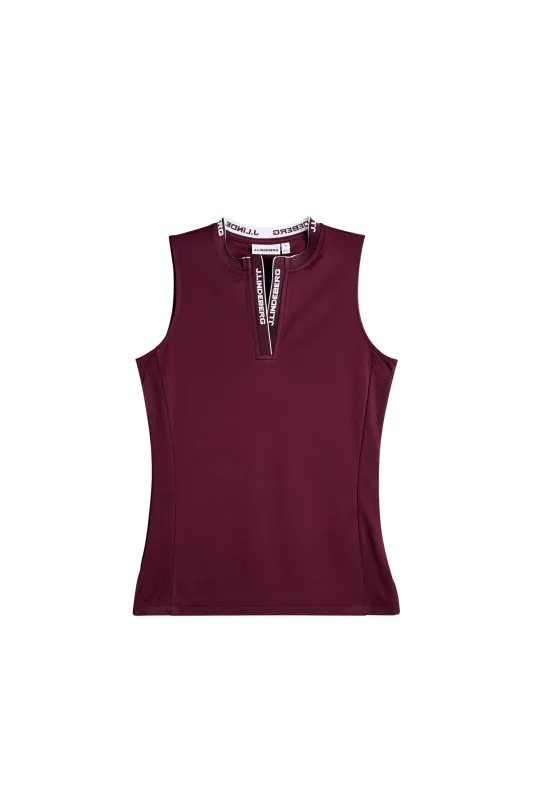 Leya Sleeveless Top / Winetasting made by J. Lindeberg