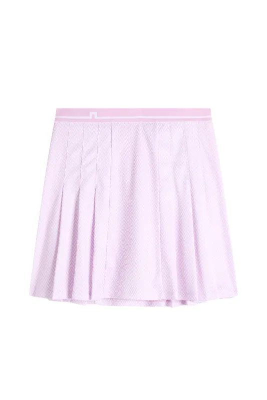 Harlow Print Skirt / Bridge Stack White Orchid S made by J. Lindeberg