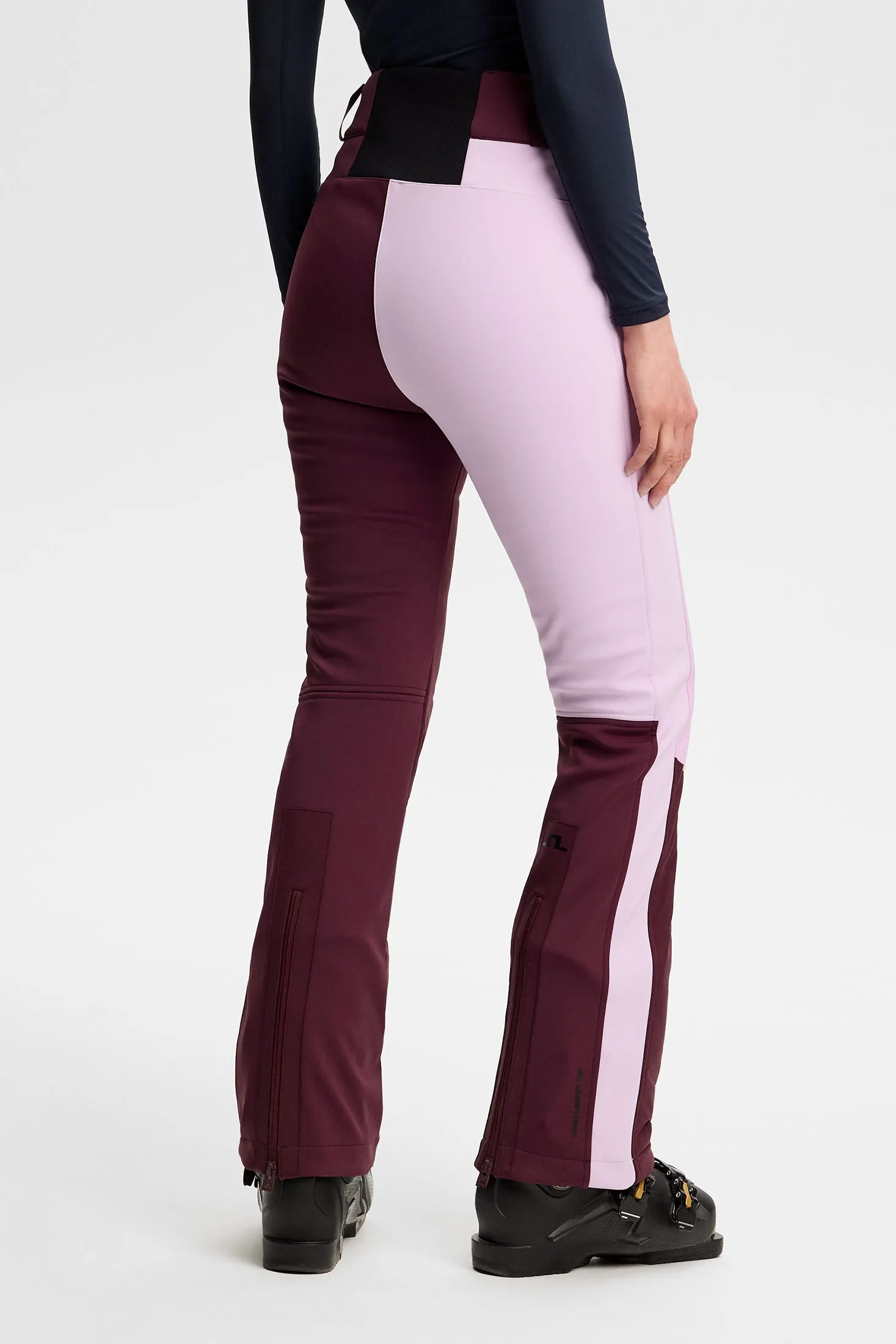Yara Blocked Down Pant / Winetasting sold by J. Lindeberg product image thumbnail 4