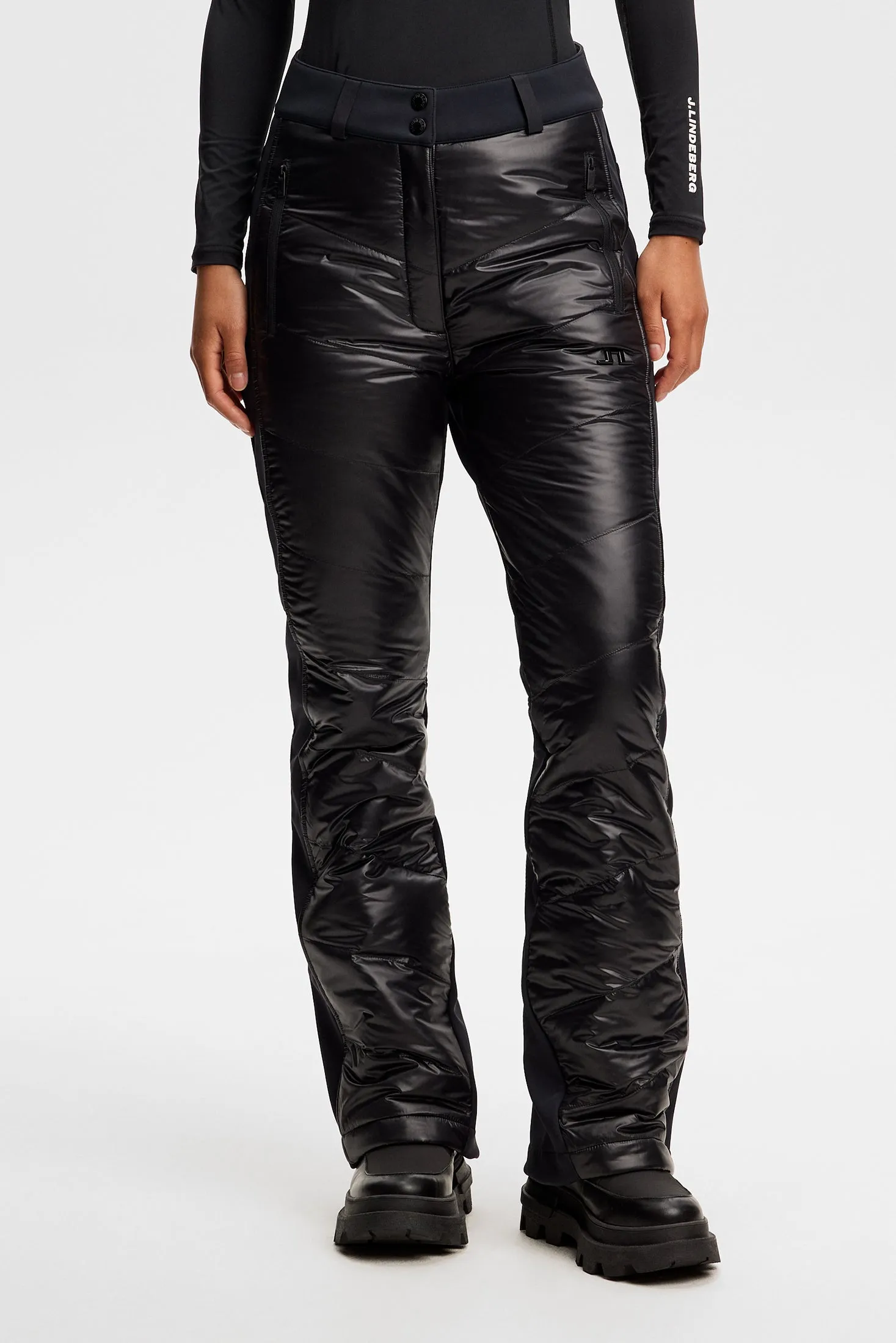 Yara Down Pant / Black sold by J. Lindeberg product image thumbnail 3
