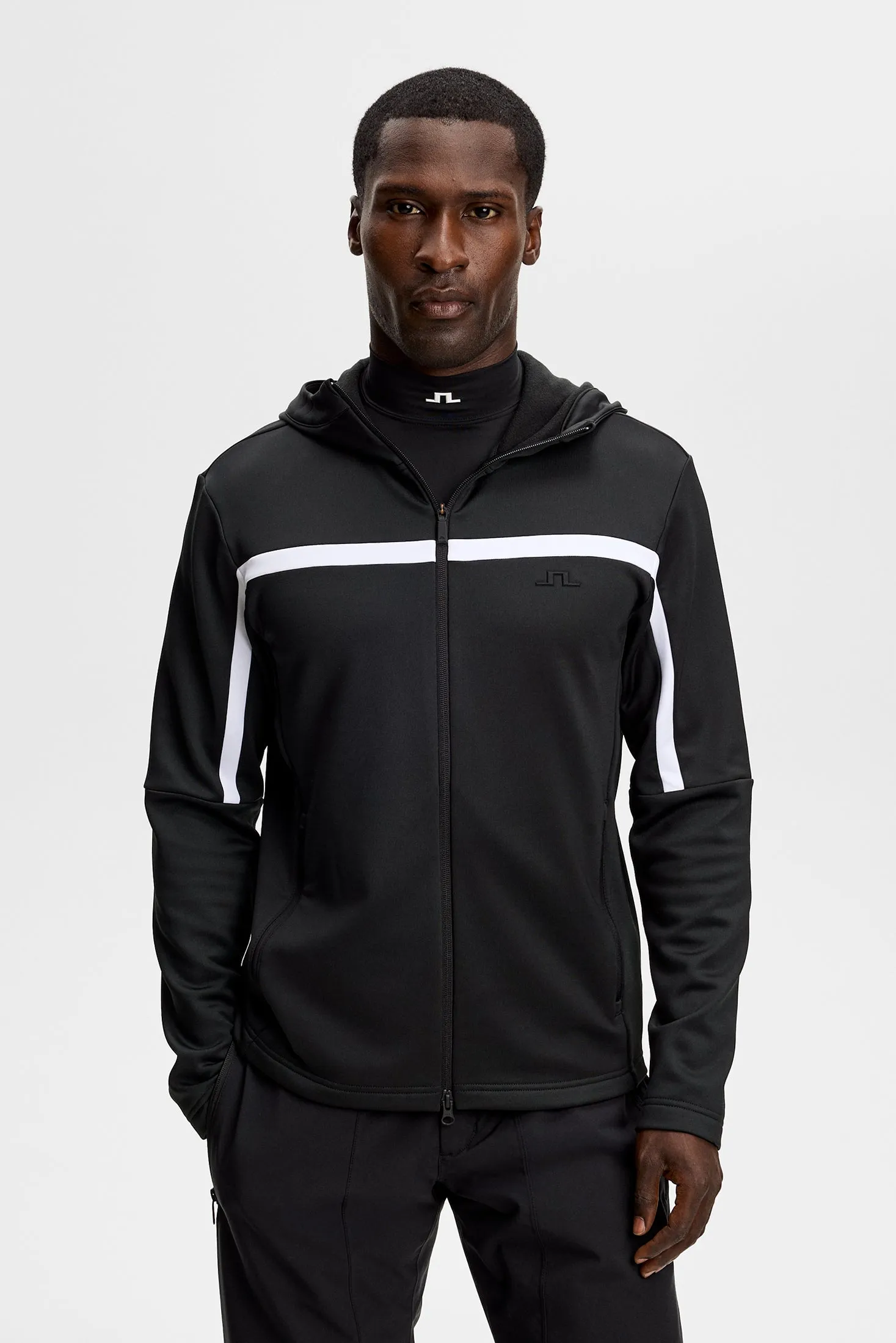 Sharpe Full Zip Hood / Black sold by J. Lindeberg product image thumbnail 5