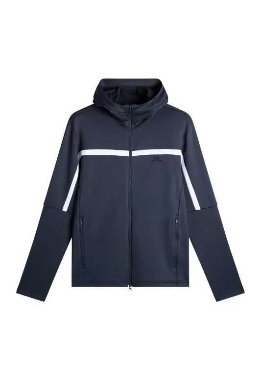 Sharpe Full Zip Hood / JL Navy made by J. Lindeberg