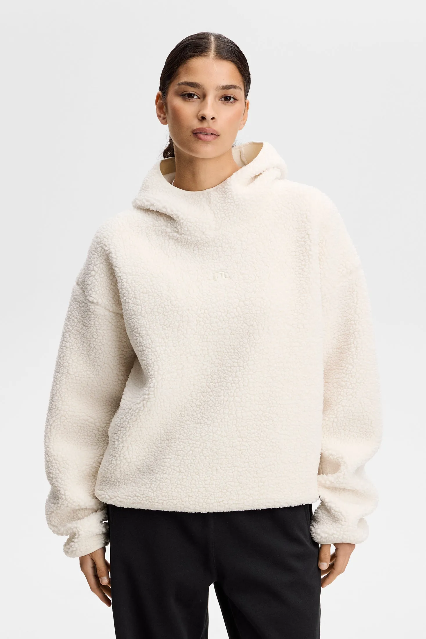 Comona Pile Hood / Tofu sold by J. Lindeberg product image thumbnail 4
