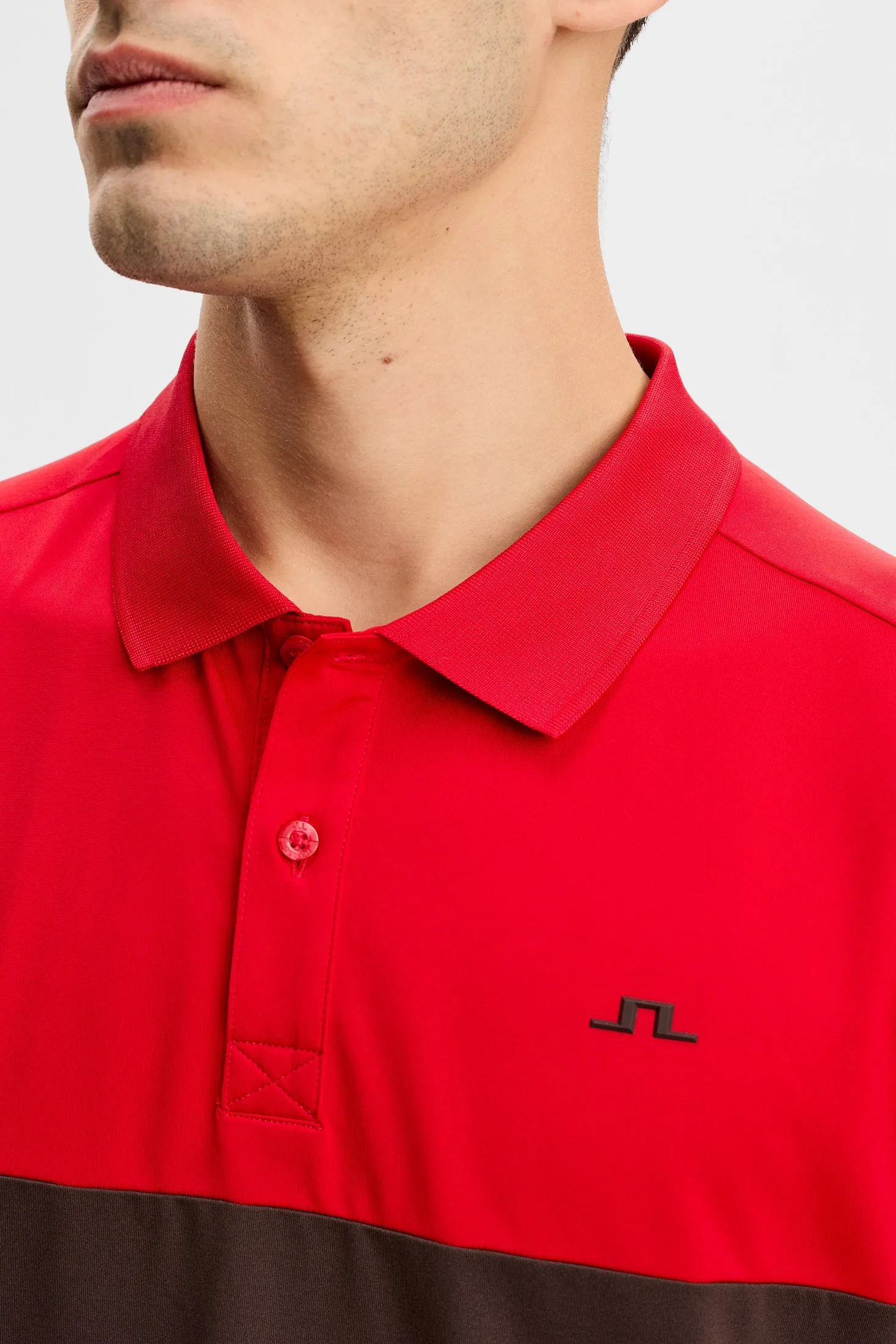 Block Polo / Seal Brown sold by J. Lindeberg product image thumbnail 5
