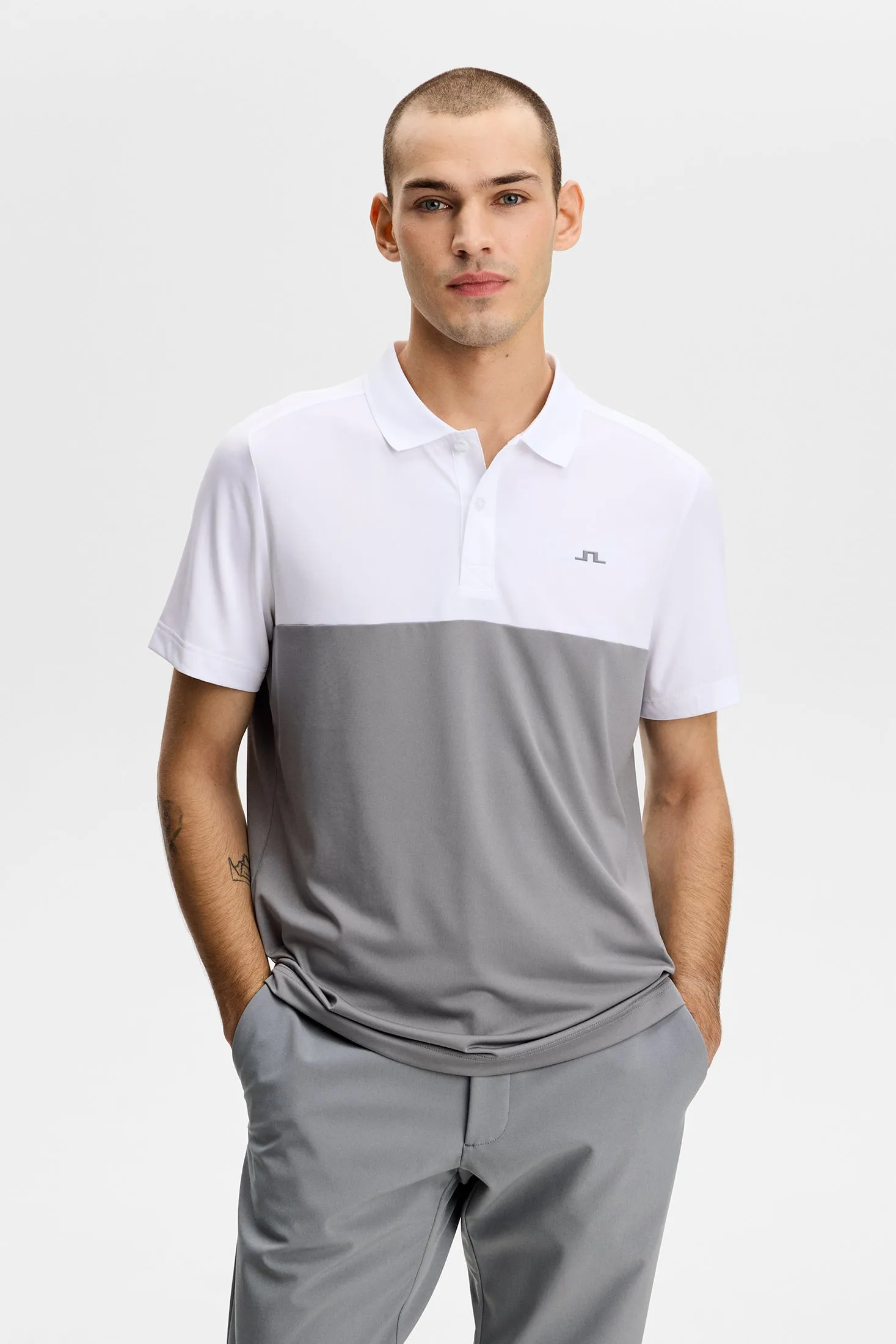 Block Polo / Night Owl sold by J. Lindeberg product image thumbnail 3