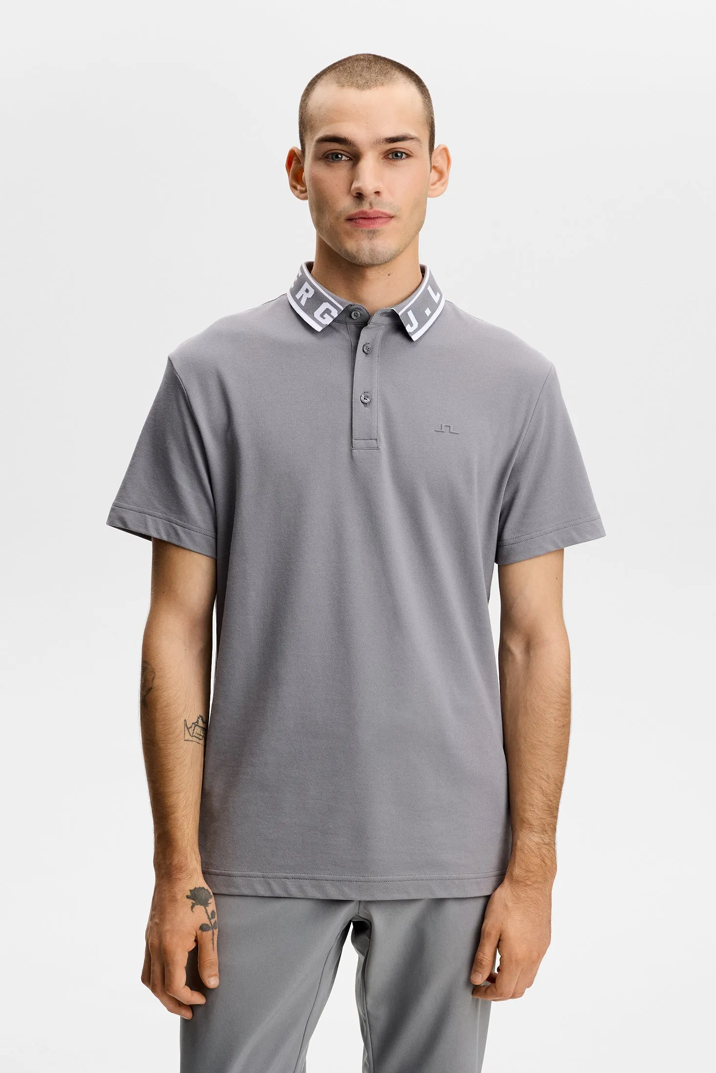 Pique Polo / Night Owl sold by J. Lindeberg product image thumbnail 2