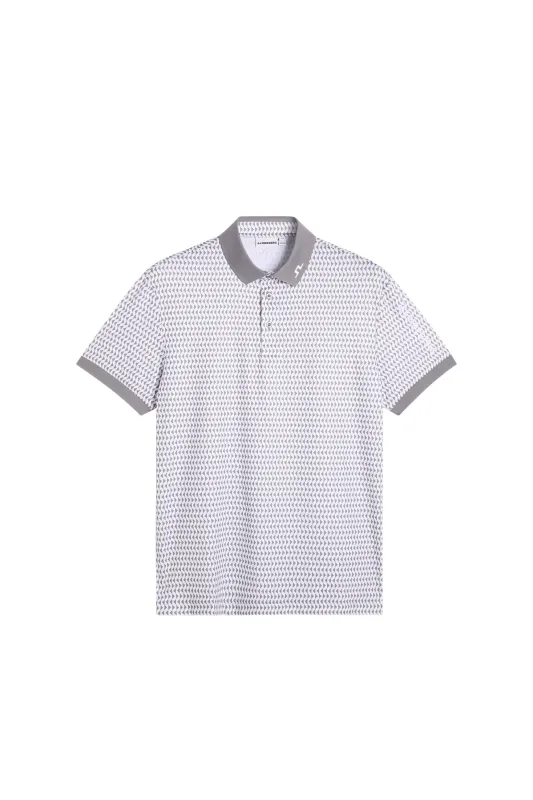 Tour Tech Print Polo / Night Owl made by J. Lindeberg
