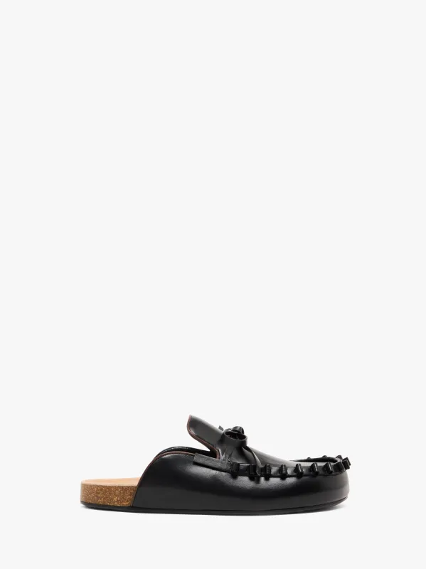 RUFFLE LOAFER LEATHER MULES sold by J.W. Anderson