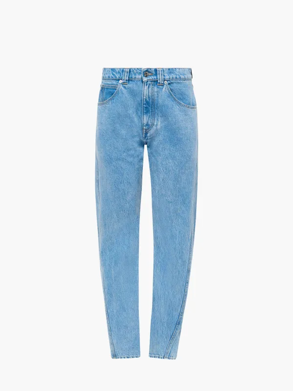 CL_TWISTED SLIM LEG JEANS - LIGHT BLUE_DT0111PG1774 made by J.W. Anderson