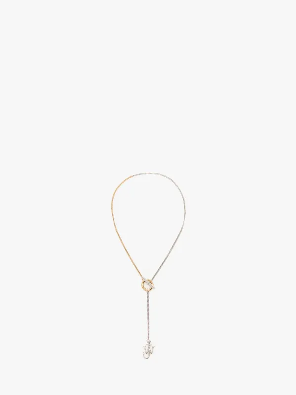 CL_ANCHOR PENDANT NECKLACE - GOLD/SILVER TONE_JY0176OT0029 sold by J.W. Anderson