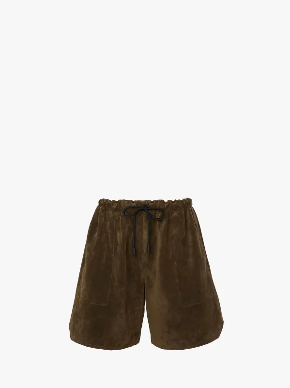 CL_DRAWSTRING SHORTS - KHAKI_LR0013LT0086 made by J.W. Anderson