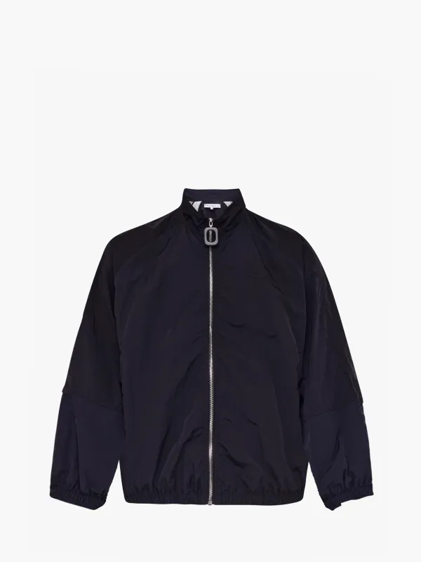 CL_RAGLAN SLEEVE TRACK JACKET - BLACK_JK0362PG1697 made by J.W. Anderson