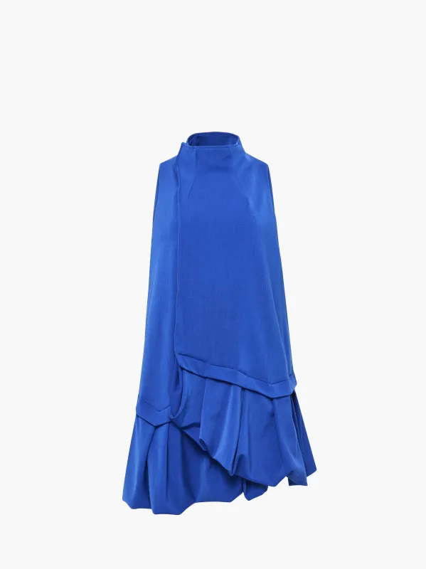 CL_A LINE RUFFLE HEM MINI DRESS - BLACK_DR0477PG1580 sold by J.W. Anderson