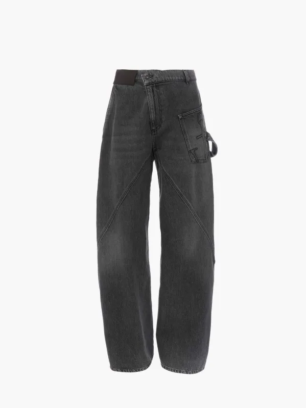 TWISTED WORKWEAR DENIM JEANS made by J.W. Anderson