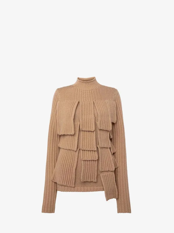 PANELLED FLAP SWEATER made by J.W. Anderson