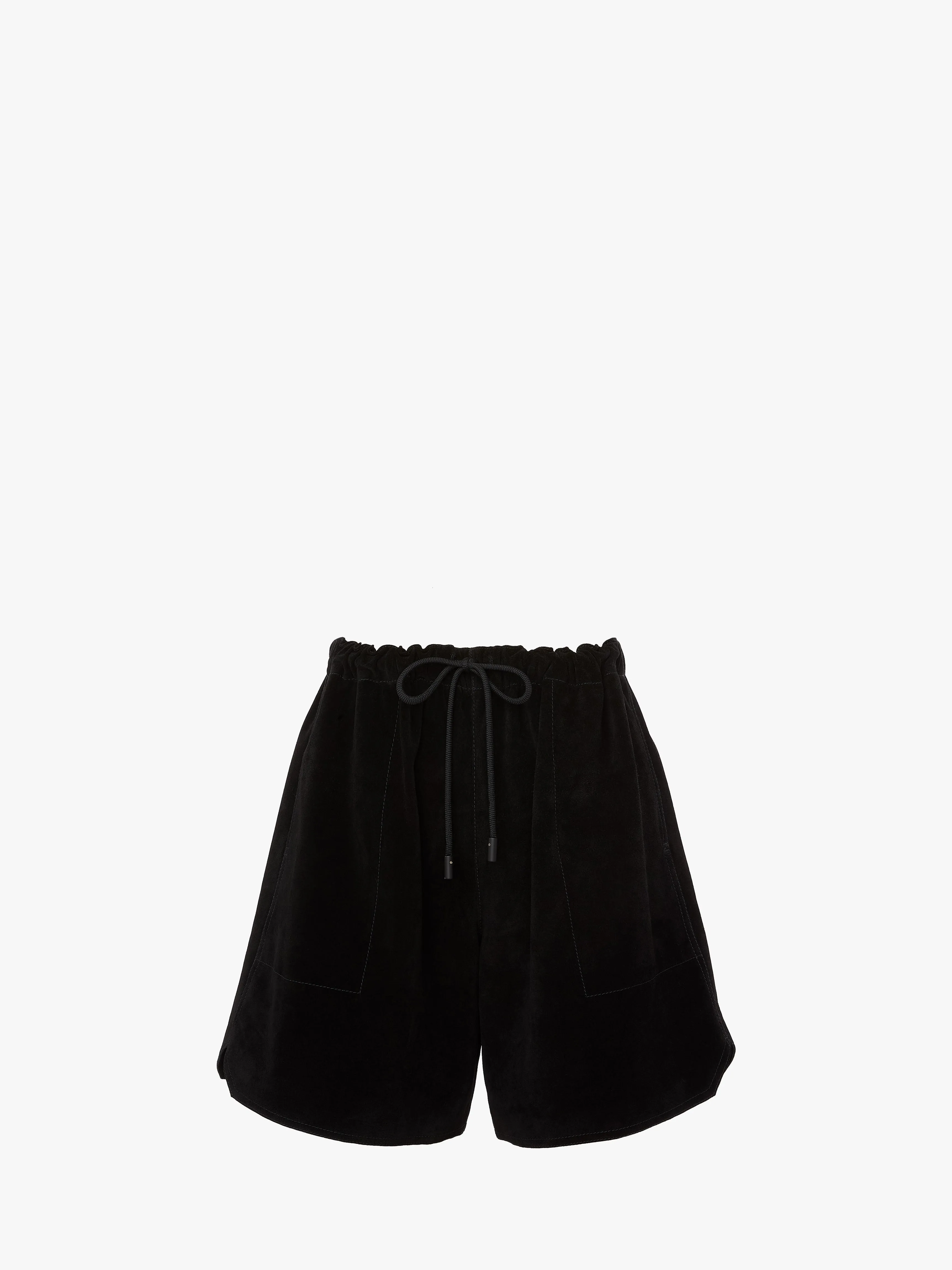 DRAWSTRING LEATHER SHORTS sold by J.W. Anderson
