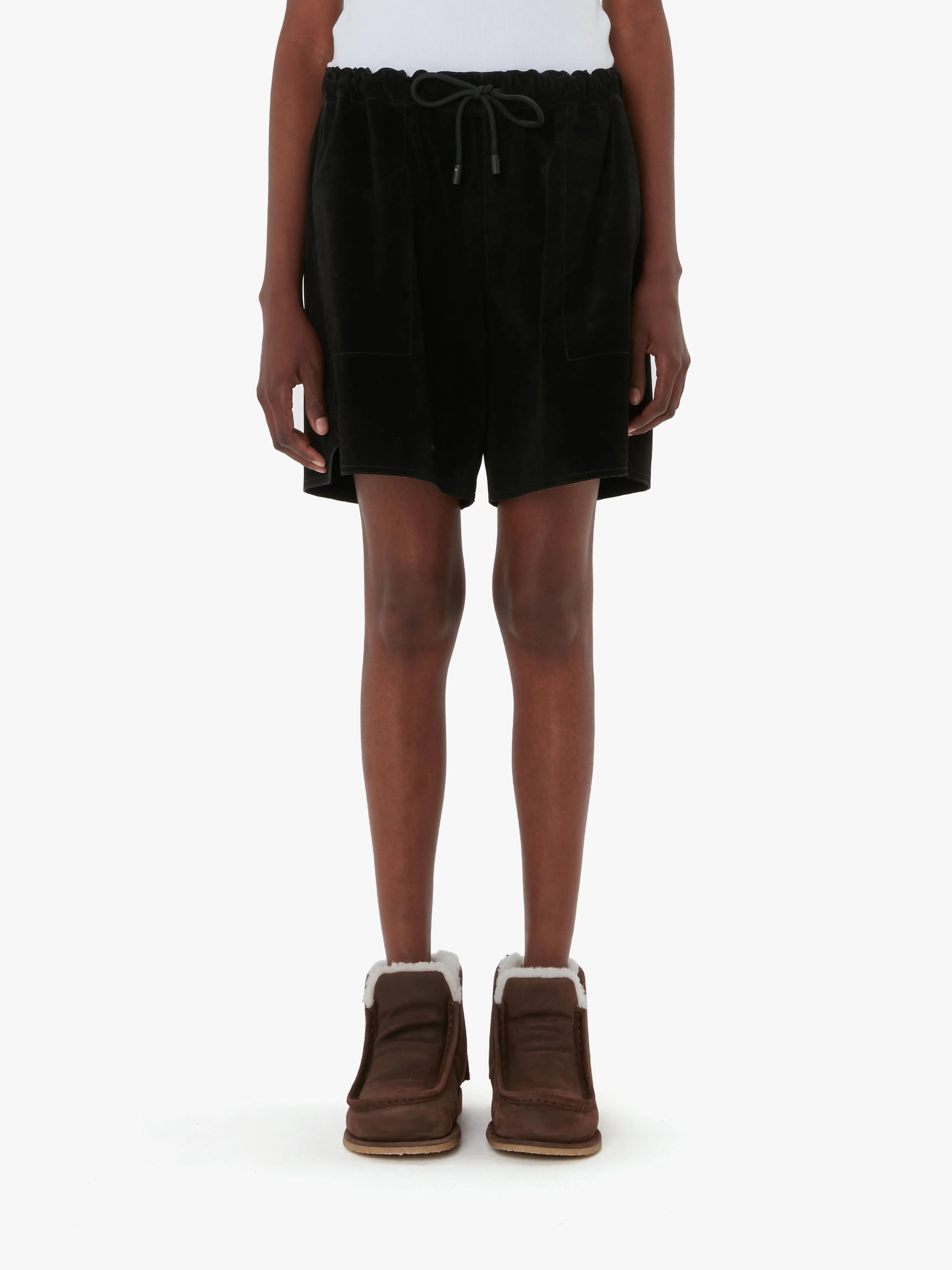 DRAWSTRING LEATHER SHORTS sold by J.W. Anderson product image thumbnail 2