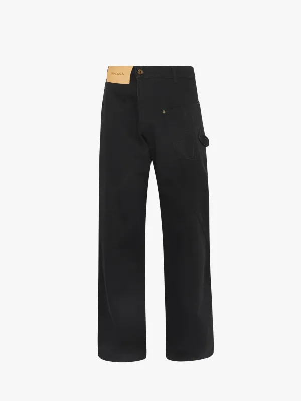 TWISTED WORKWEAR DENIM JEANS made by J.W. Anderson