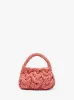 SMALL CABLE KNIT BAG - RAFFIA TOP HANDLE BAG sold by J.W. Anderson