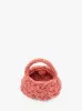 SMALL CABLE KNIT BAG - RAFFIA TOP HANDLE BAG sold by J.W. Anderson