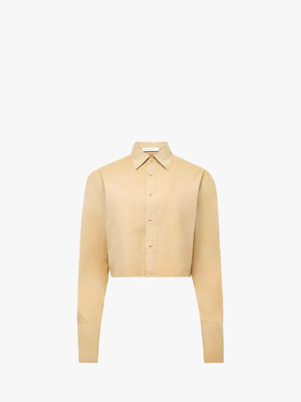 GARMENT DYED CROPPED SHIRT sold by J.W. Anderson