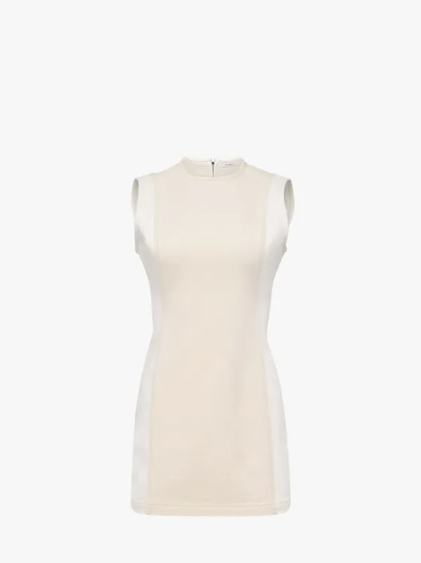 DENIM TWILL MINI SHIFT DRESS sold by J.W. Anderson