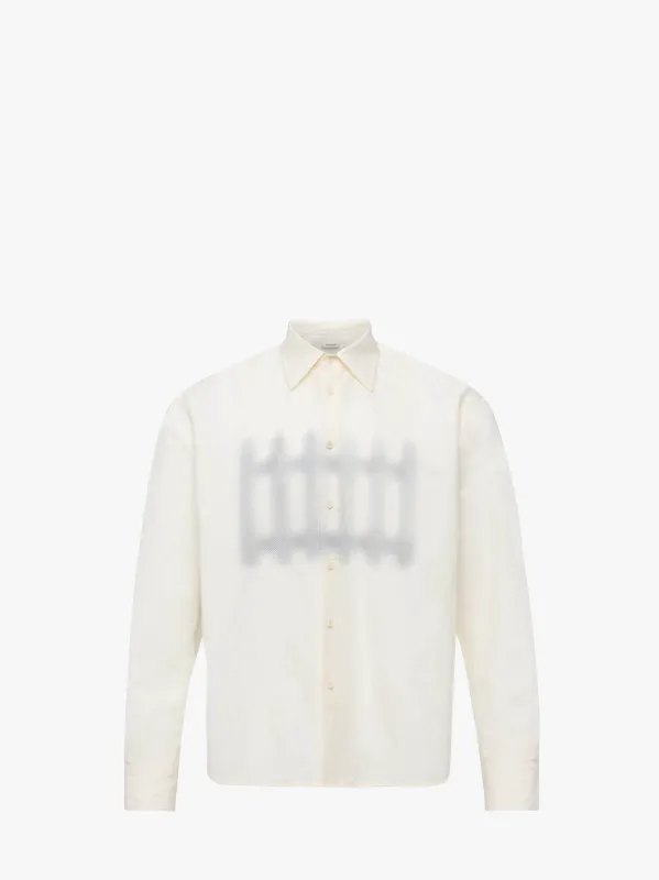 FENCE PRINTED BOXY SHIRT sold by J.W. Anderson