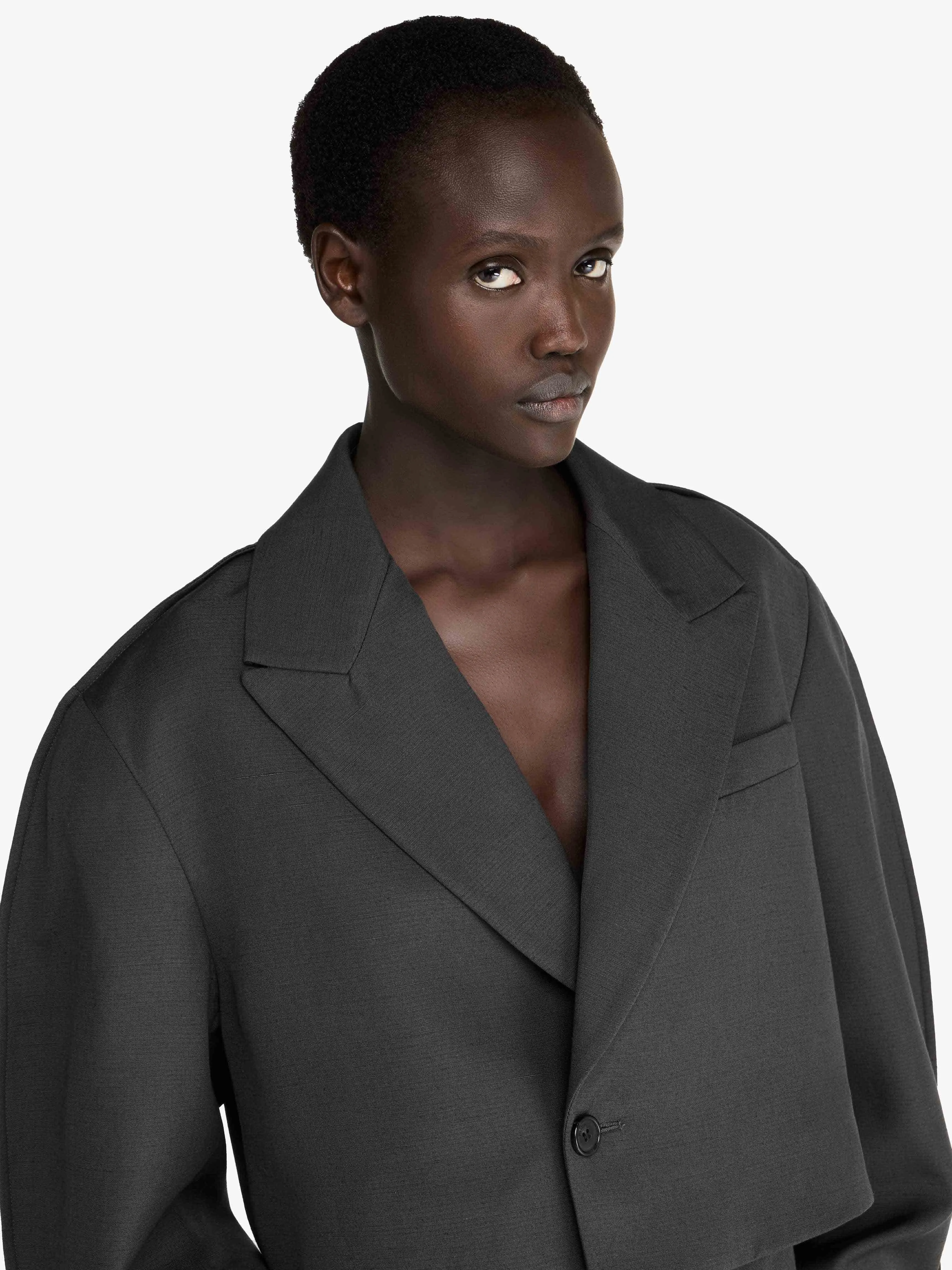 CROPPED ROUNDED TAILORED JACKET sold by J.W. Anderson product image thumbnail 4