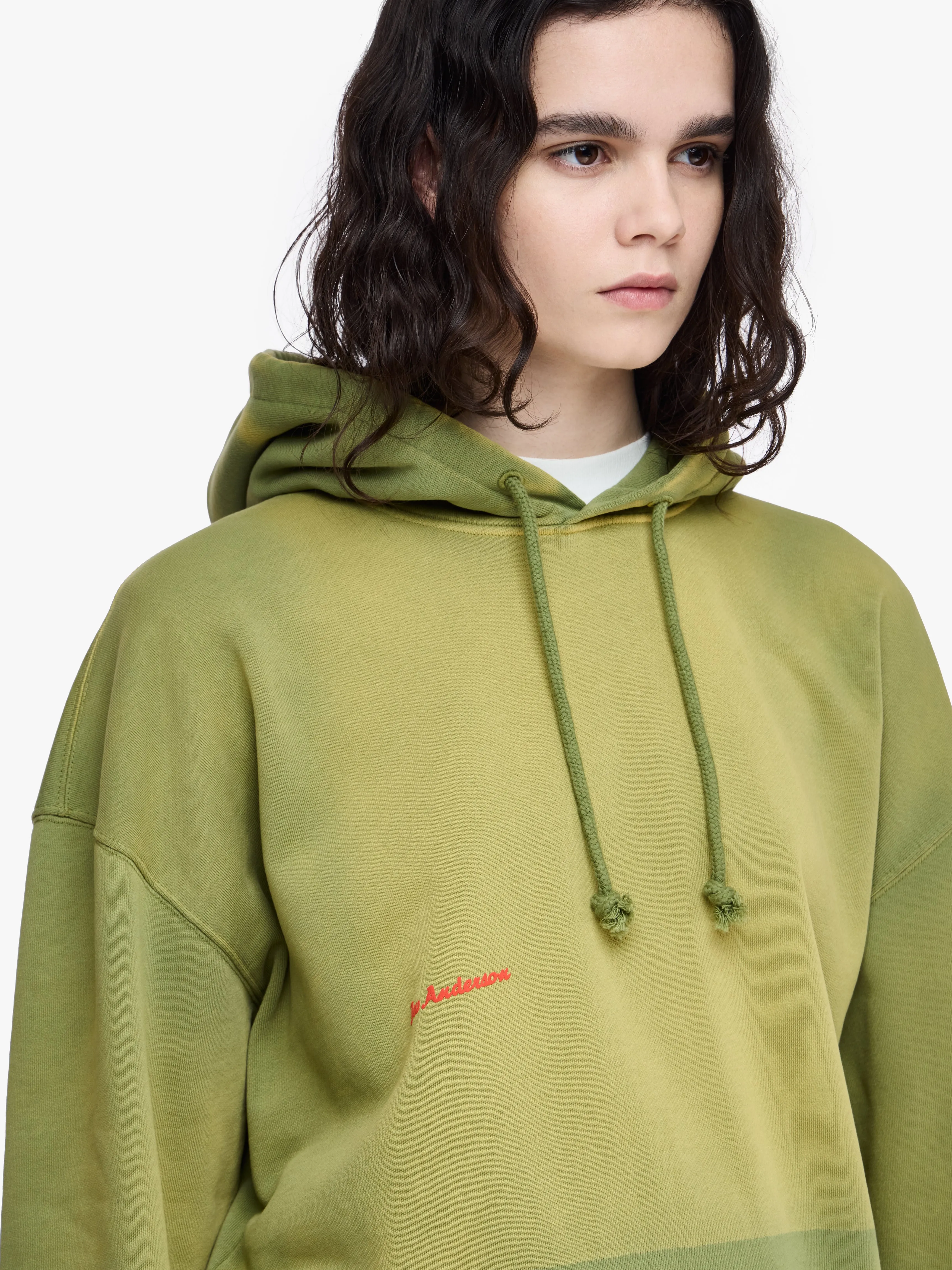 LOGO EMBROIDERED HOODIE sold by J.W. Anderson product image thumbnail 4